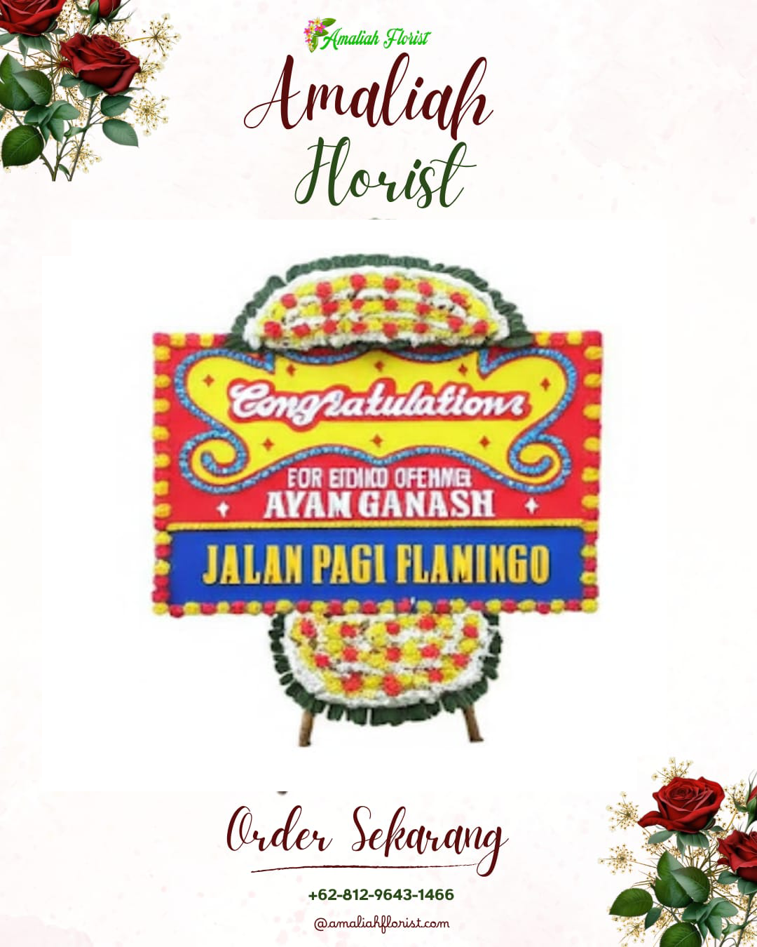 Sewa Papan Bunga Kedopok